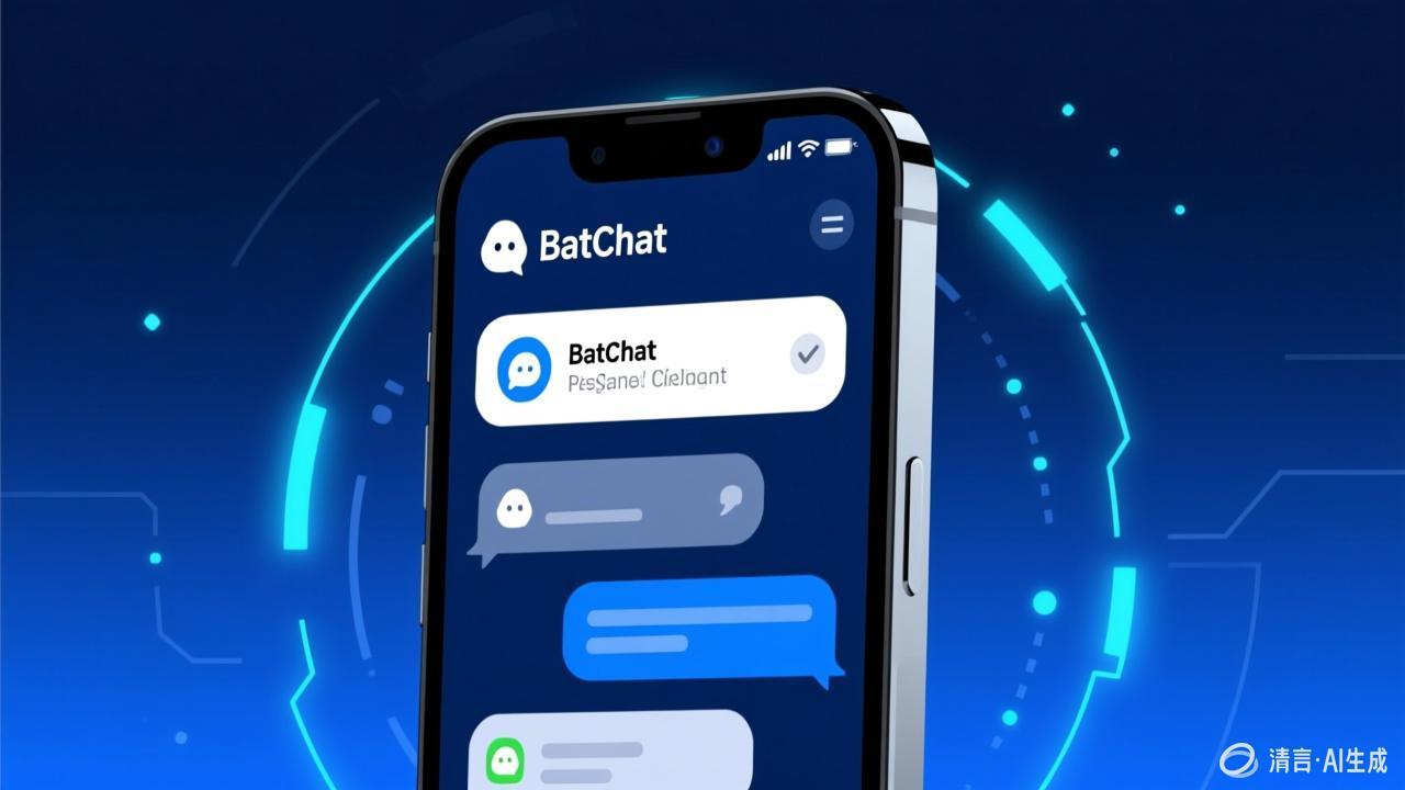 BatChat iPhone功能 - 消息通知和聊天界面
