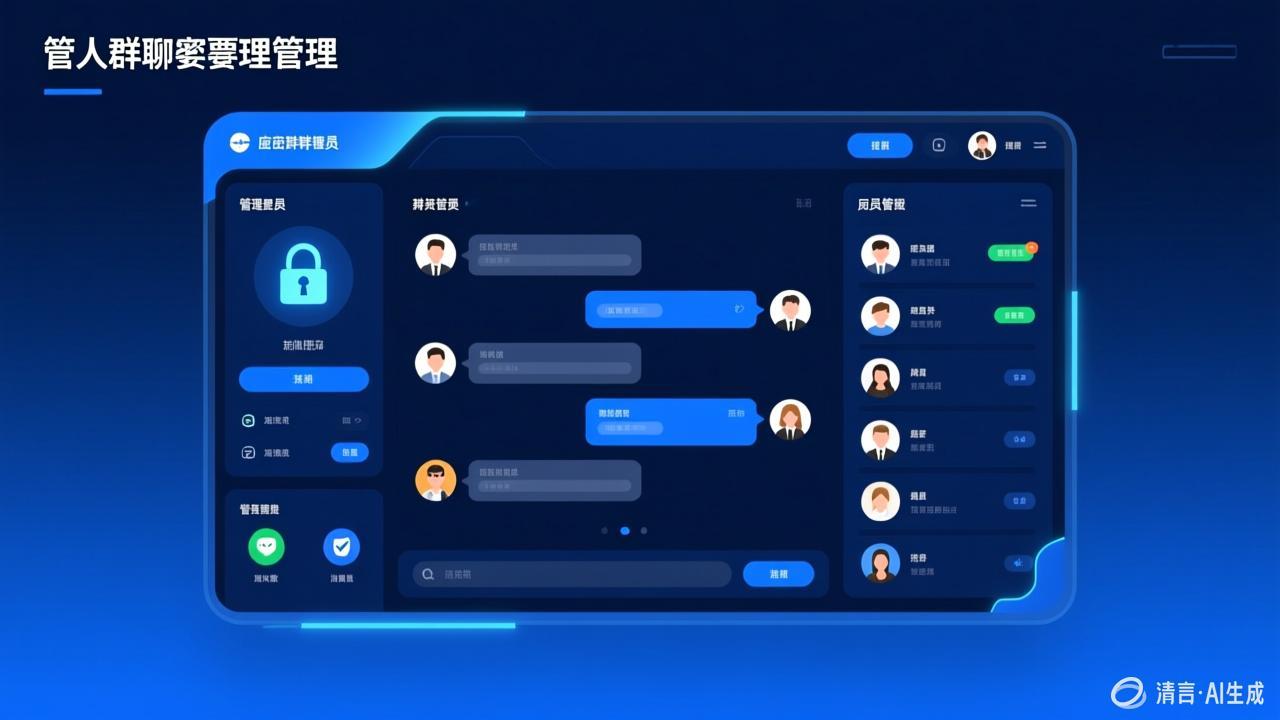 BatChat群组管理 - 管理员权限控制