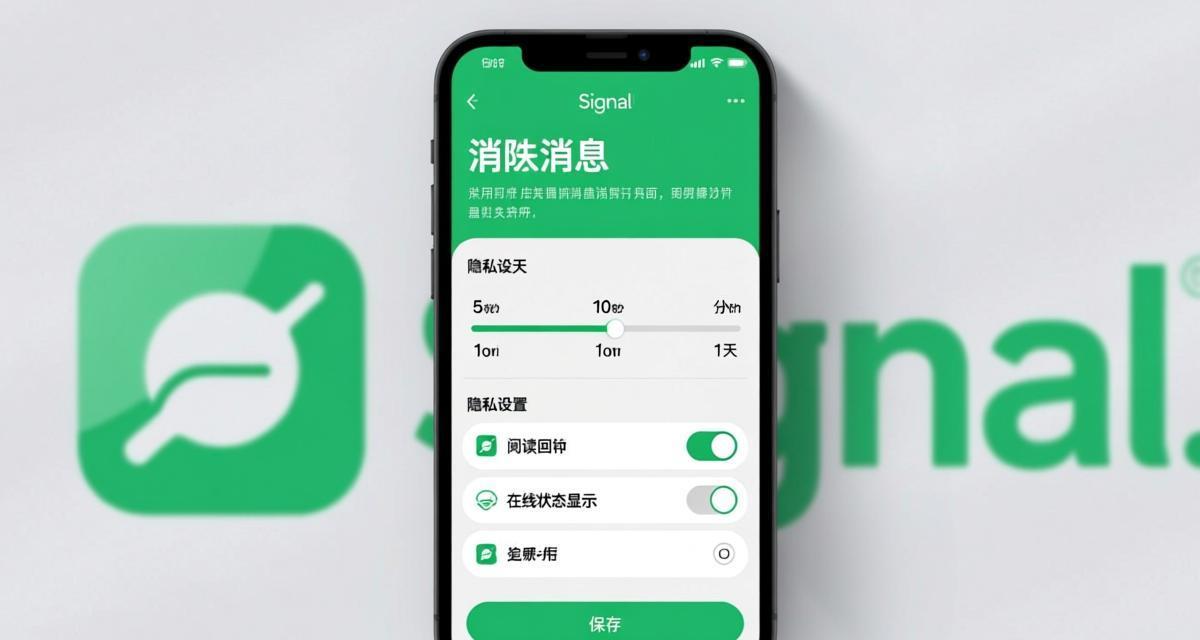 Signal disappearing messages setup
