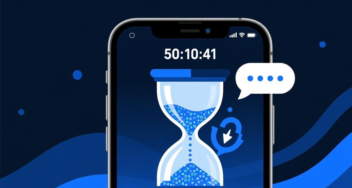 Disappearing messages app interface