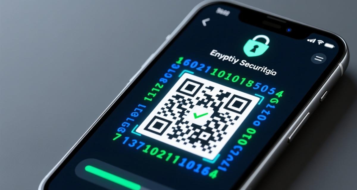 Safety number verification on smartphone