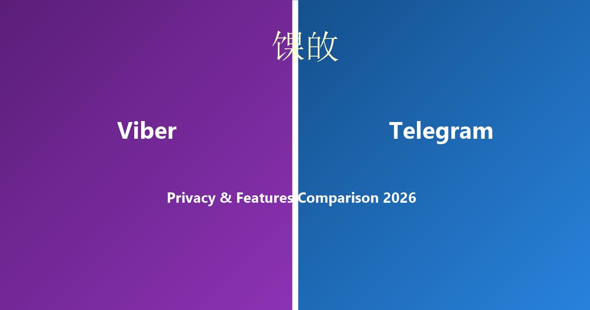 Viber vs Telegram 2026: Which messaging app offers better privacy? cover