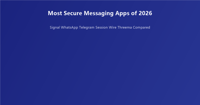 Most Secure Messaging Apps of 2026: 6 Apps Compared for Privacy and Security